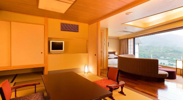 Люкс с видом на горы Yumoto Konpira Onsen Hananoyu Kobaitei