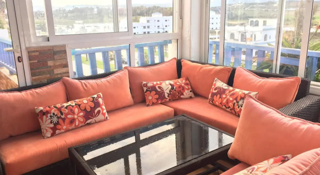 Апартаменты с 4 комнатами с балконом Complexe Sania Plage