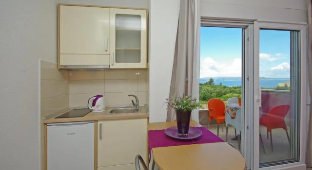 Студия с видом на море Apartments Herceg