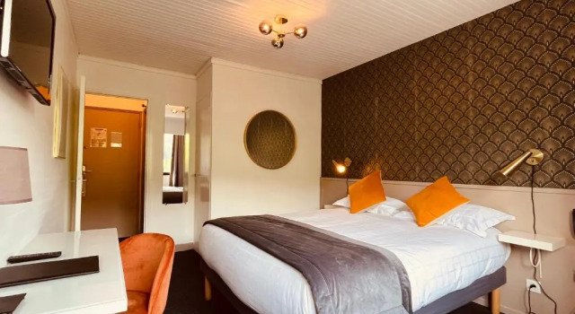 Двухместный номер Standard с красивым видом из окна The Originals Boutique Hotel Le Panorama Mont Dore