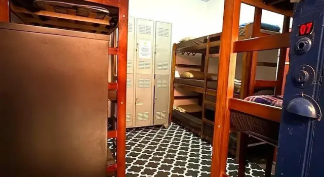 Кровать в общем номере с видом на город Pinheiros Hostel & Food