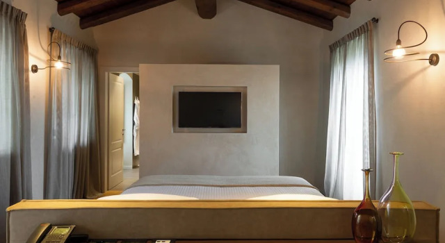 Двухместный номер Deluxe с видом на город Relais San Vigilio al Castello