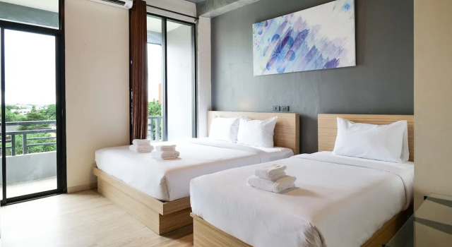Трёхместный номер Deluxe B2 Chiang Rai Phahonyothin Boutique & Budget Hotel
