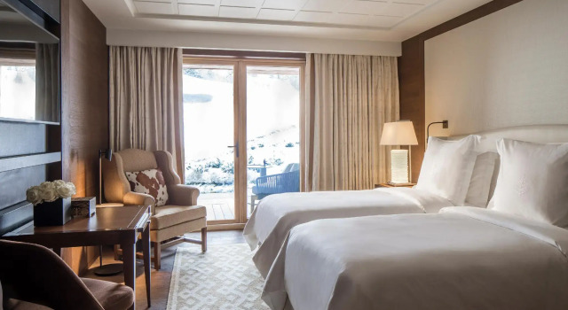 Двухместный номер Deluxe Отель Four Seasons Hotel Megeve