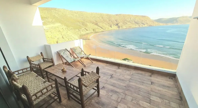 Апартаменты с 2 комнатами с балконом и с видом на океан Aloha Imsouane vue sur mer
