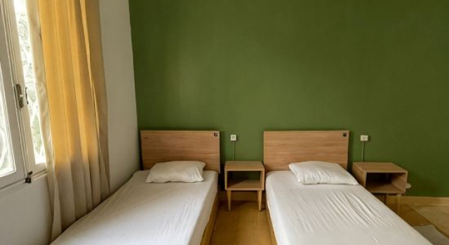 Кровать в общем номере Nomads Hostel Tunisia