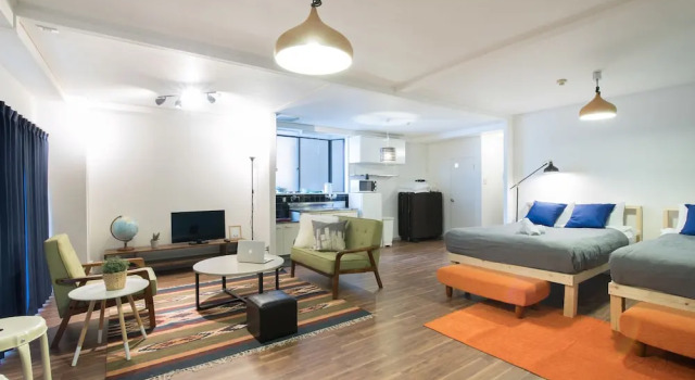 Номер Standard с 3 комнатами с балконом Namba Hara apartment