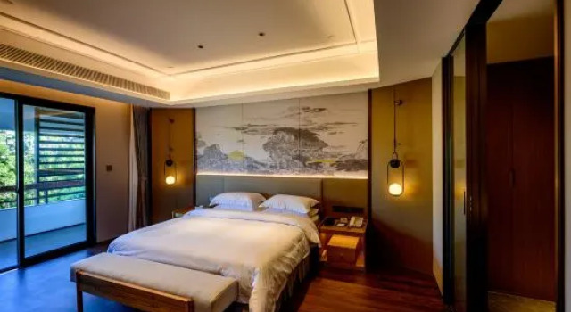 Люкс Deluxe Juchunyuan·Wolong Villa Hotel