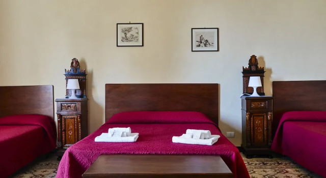 Standard Vierer Familie Zimmer mit Balkon und mit Meerblick Alloggio della Posta Vecchia
