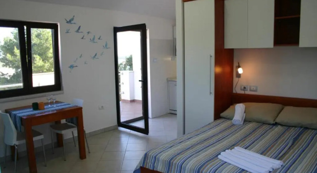 Студия с частичным видом на море The Sea House Apartments