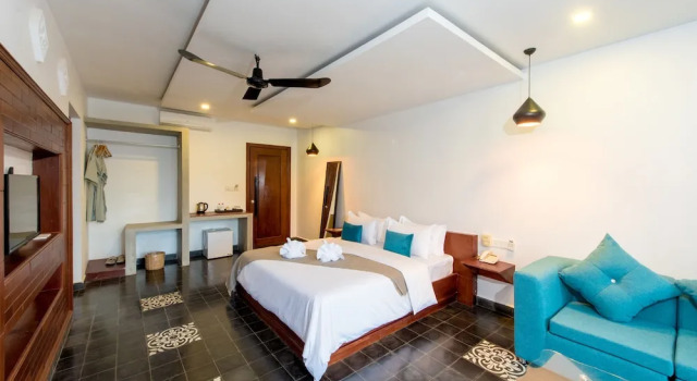 Двухместный номер Deluxe с красивым видом из окна Charming Angkor Resort & Spa
