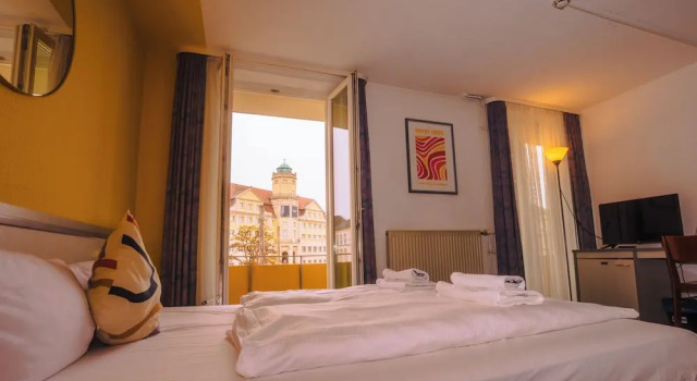 Двухместный семейный номер Standard с балконом Kulturhotel Hessenland Kassel Innenstadt by stay awesome