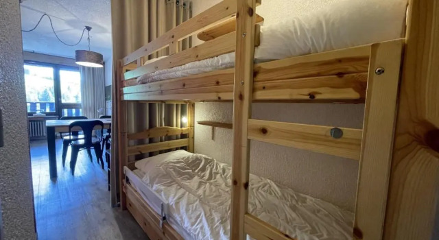 Ours Blanc 11 - Studio 4 pers belle vue montagnes et pistes