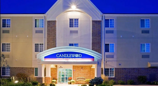 Кровать в общем номере Candlewood Suites Kenosha - Pleasant Prairie by IHG
