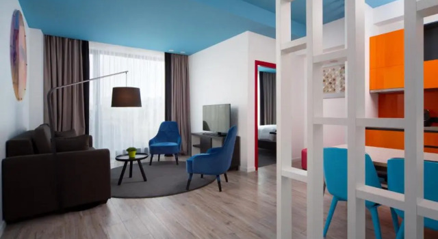 Апартаменты с 2 комнатами Park Inn by Radisson Residence Рига Барона