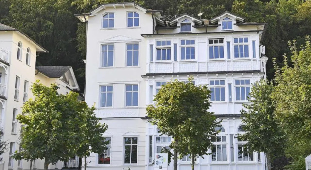 Апартаменты Villa Strandeck in Binz - WG 1 mit Meerblick, Terrasse, Wintergarten