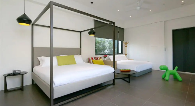 Четырёхместный номер Standard Lovely Pond Hostel