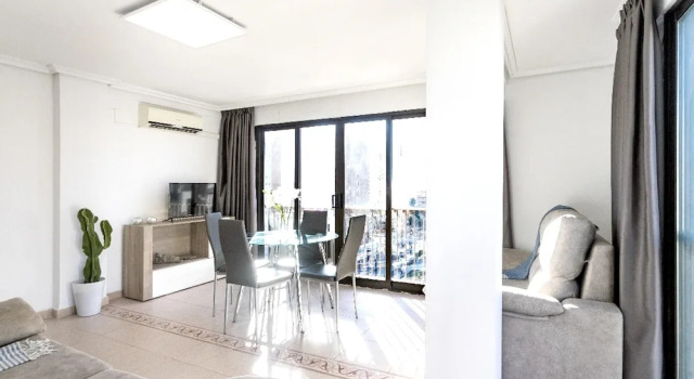 Apartment with 2 Bedrooms in Benidorm, with Wonderful City View, Shared Pool, Balcony - 350 M From the Beach
