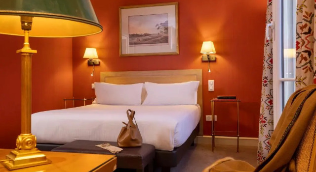 Двухместный номер Terrace Superior with Eiffel Tower Le Littré