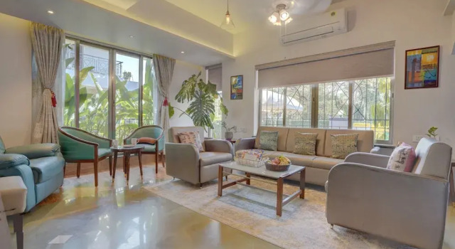 Alaya Stays Adarsh Villa Pet-Friendly 3-BHK With Swimming Pool, Balcony, Bathtub and Scenic Views, Забронировать Вилла Отели штата Махараштры 3 звезды, 3*