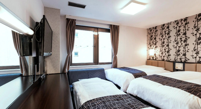 Трёхместный номер Standard APA Hotel Sapporo Odori Ekimae Minami