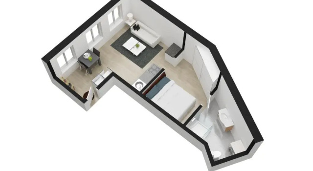 Студия Barfot Apartments