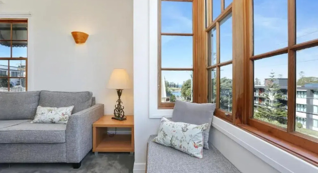 Двухместный люкс Deluxe с балконом Bellevue Boutique Hotel Kiama