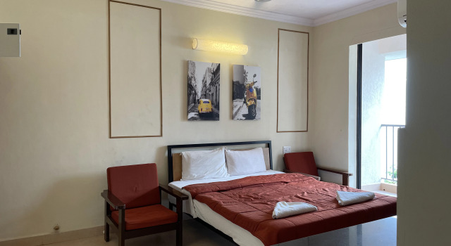Семейный люкс с балконом Aastha Escape Resort near Calangute Beach