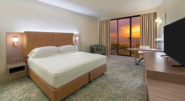 Двухместный номер Deluxe с видом на гавань Hilton Garden Inn Darwin