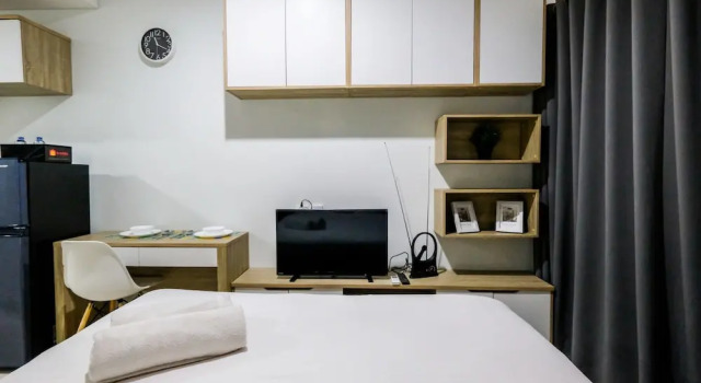 Spacious Studio Apartment at Springwood Residence By Travelio, Prenota Appartamento Hotel a Tangerang con parcheggio, Parcheggio