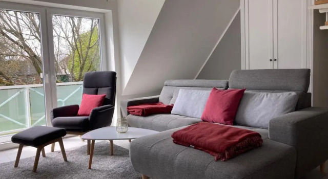 Апартаменты Parkoase 3, Maisonette Wohnung mit Balkon