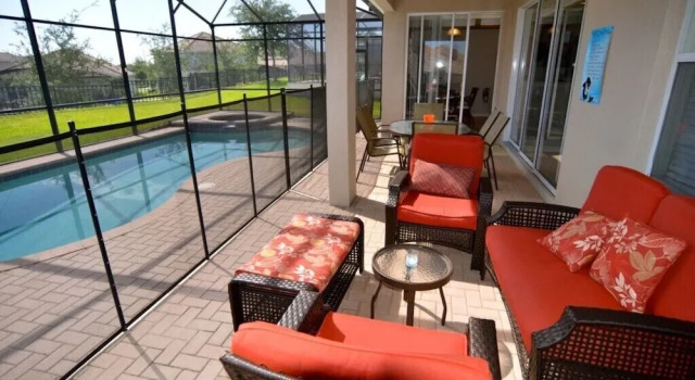 7783tb 5 Bedroom Villa by Redawning, Book Villa Hoteller i Four Corners med pool, Swimmingpool