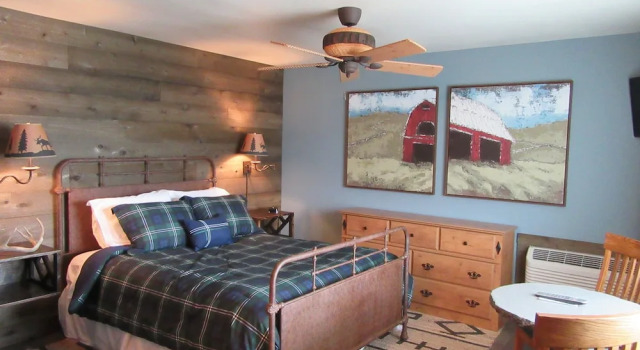 Двухместный номер Deluxe с видом на горы Big Bear Motel