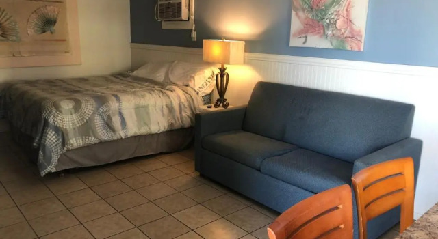 Студия с частичным видом на океан Sahara Motel
