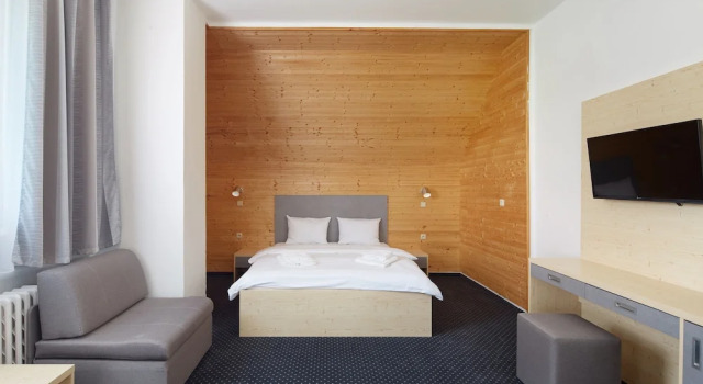 Четырёхместный семейный номер Standard c 1 комнатой Hotel Červenohorské sedlo