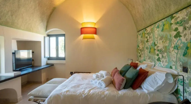 Люкс с видом на бассейн Masseria Santo Scalone