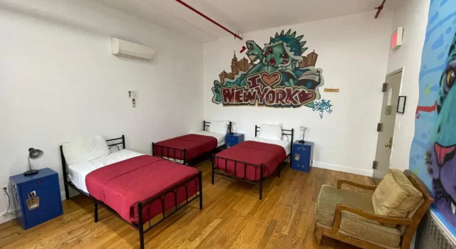 Кровать в общем номере (женский номер) NY Moore Hostel
