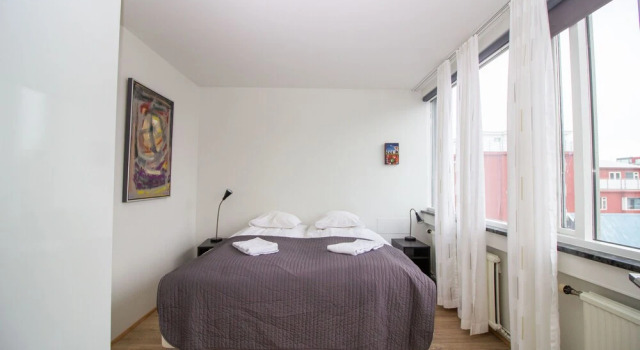 Апартаменты Deluxe Цокольный этаж c 1 комнатой Stylish Downtown Reykjavik Apartments