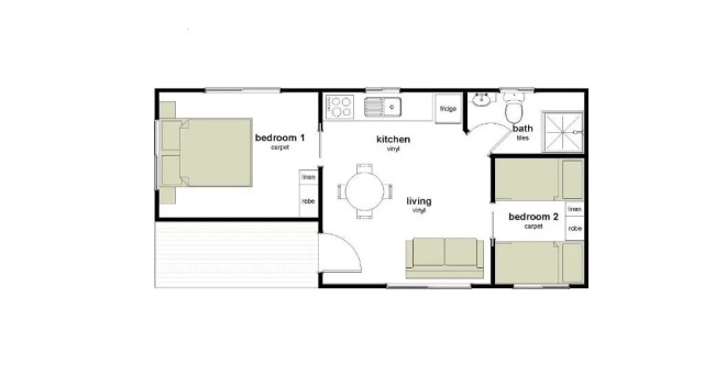 Номер Standard с 2 комнатами Alivio Tourist Park Canberra