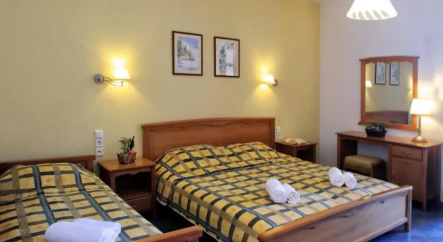 Семейная студия с видом на сад Hotel Apartments Sikia