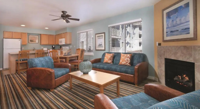 Четырёхместные апартаменты с 2 комнатами WorldMark Birch Bay