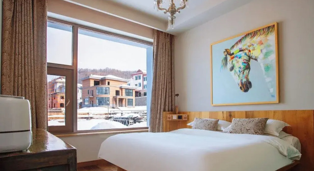 Двухместный номер Comfort с видом на внутренний двор Shangzhi Qushe Resort Hotel