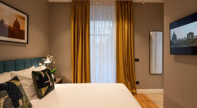 Двухместный номер Deluxe с видом на сад Domus 213 Guest House - Boutique Suites in Auditorium, Stadio Olimpico, Piazza del Popolo