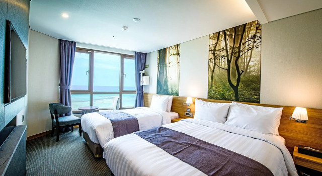 Двухместный номер Deluxe Ocean Gloucester Hotel Hamdeok