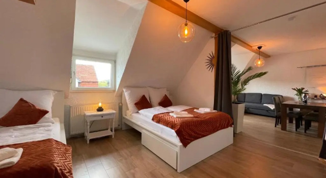 Suite Dilara by NINJA SPACES - 105QM Maisonette, Netflix, Garten, Parkplatz
