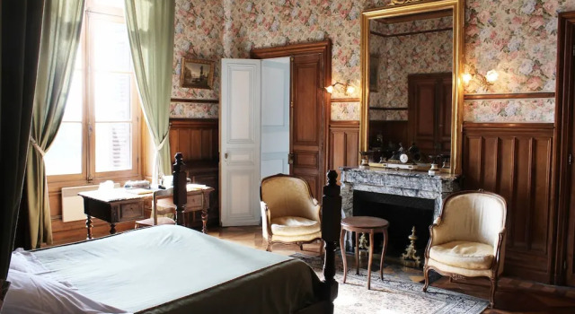 Семейный люкс с красивым видом из окна Château de Ternay