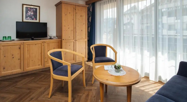Двухместный номер Standard с балконом Hotel Garni Alpenruh-Micheluzzi