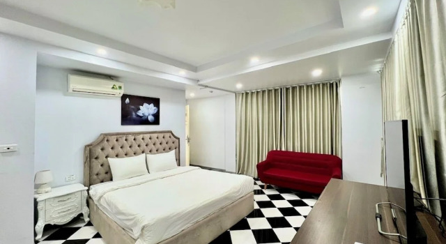 Номер Luxury с балконом Sen Hotel My Dinh Song Da 미딩