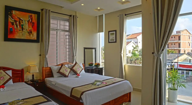 Семейный номер Standard с балконом Bamboo Garden Homestay