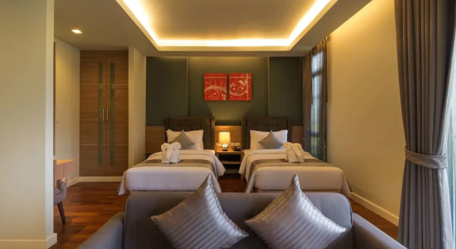 Двухместный номер Deluxe с балконом Green Ville Laguna Hotel
